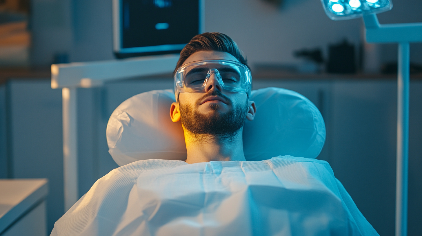 Laser hair removal for men