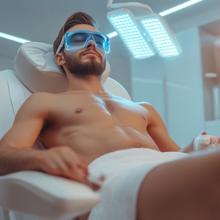 LED light therapy treatment at Spoiled Aesthetics